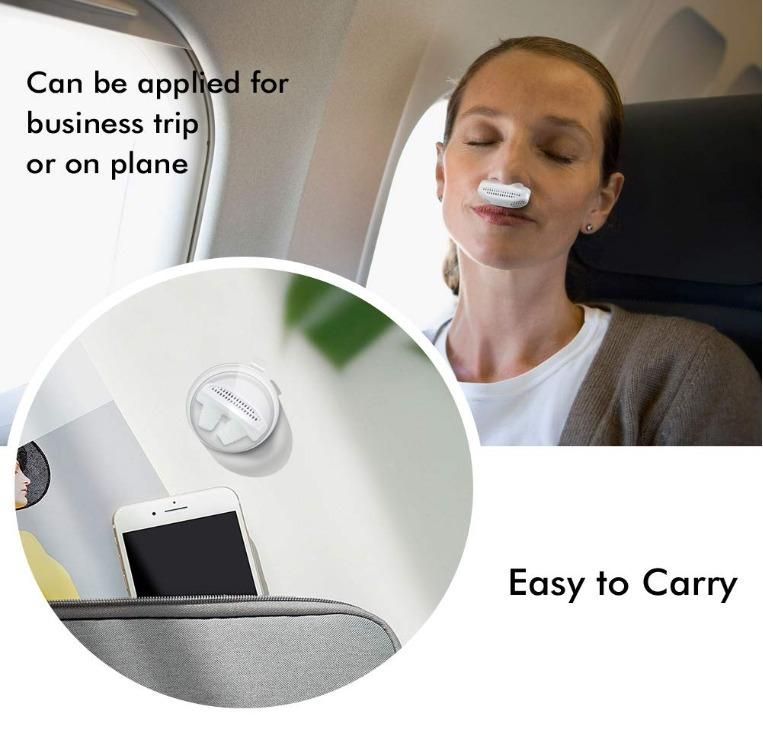 Anti-Snoring Device-2 in 1 Nose Vents Plugs Snore Stopper with Air Purifying Filter