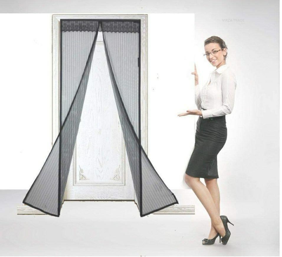 Door Curtain-Net Home Magnetic Foldable Anti Mosquito Door Curtain