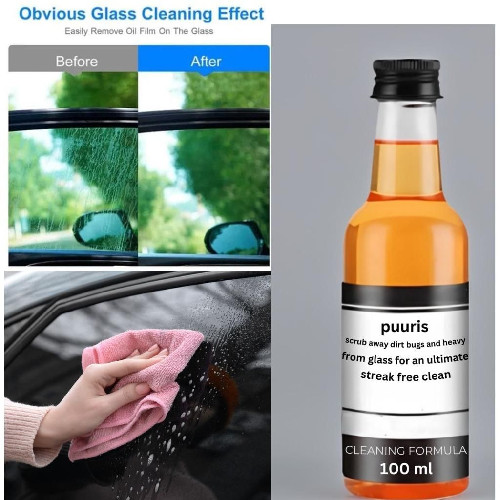 Glass Cleaning Agent Powerful Stain Remover 100ml