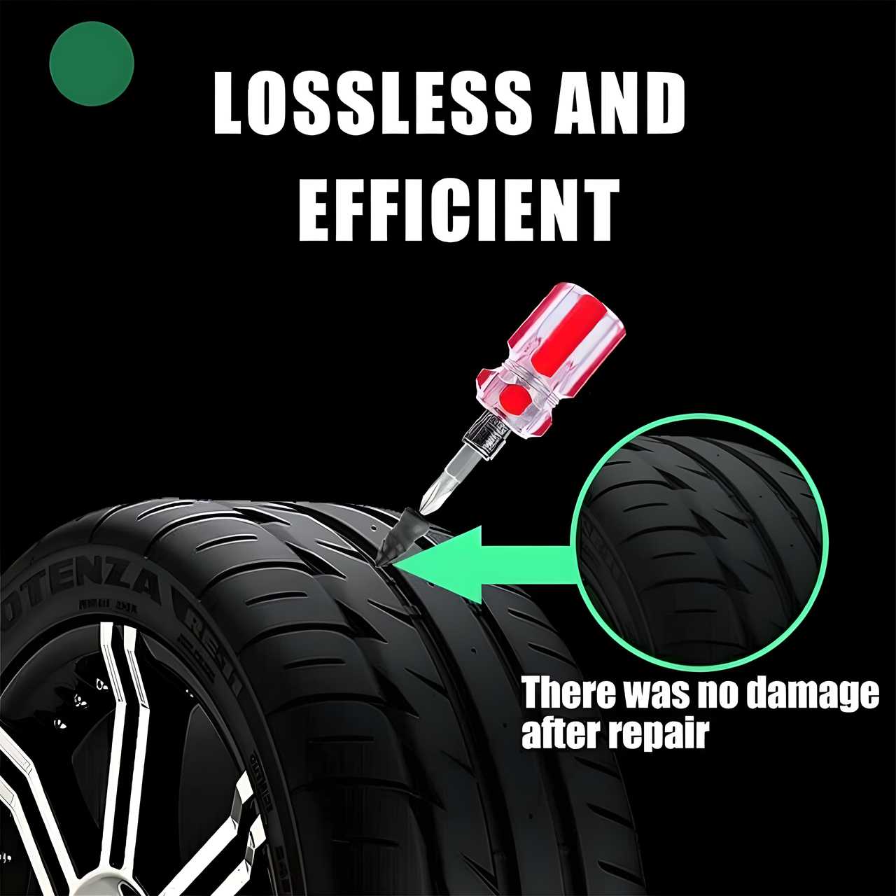 Motorcycle Car Fast Tool Self-Service Tire Repair Nail (Pack of 10)