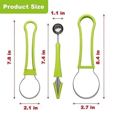 Professional 4 in 1 Watermelon Cutter Stainless Steel