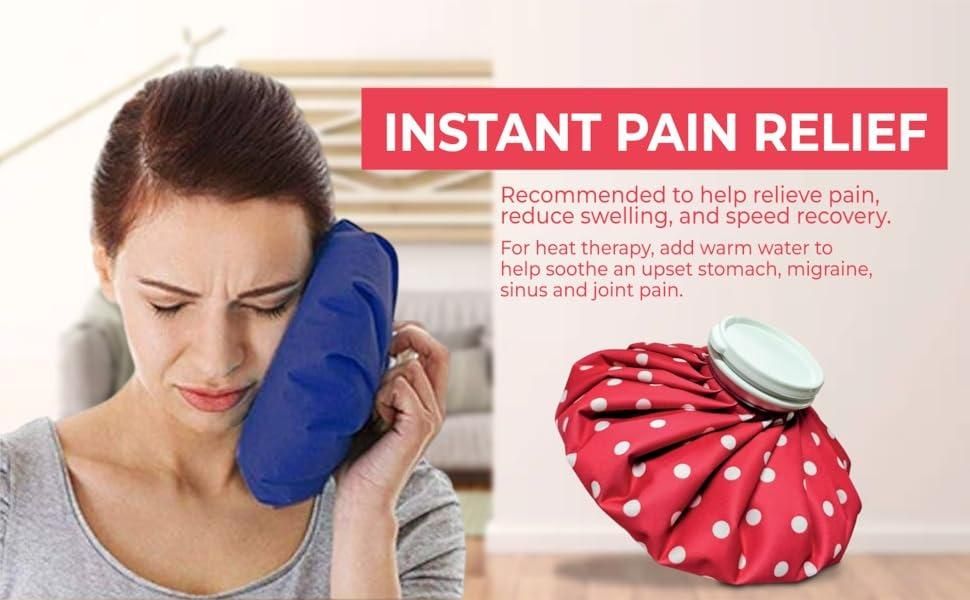 9 inch Hot Water Bag Ice bag For Pain Relief