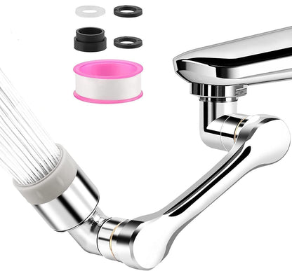 Rotating Faucet Extender Aerator, Universal Splash Filter Faucet, Large Angle Rotating Splash