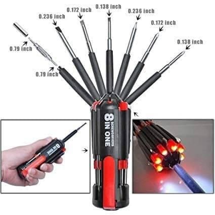 8 in 1 Screwdriver Interchangeable Bits Tool Set