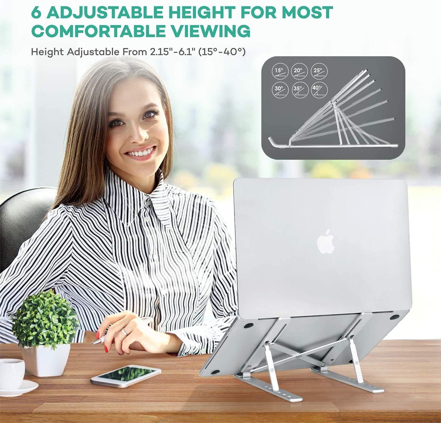 Aluminum Foldable Portable Laptop Stand