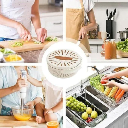 3 in 1 Kitchen Colander Bowl Set