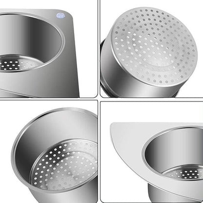 Stainless Steel Swan Drain Basket Sink Strainer