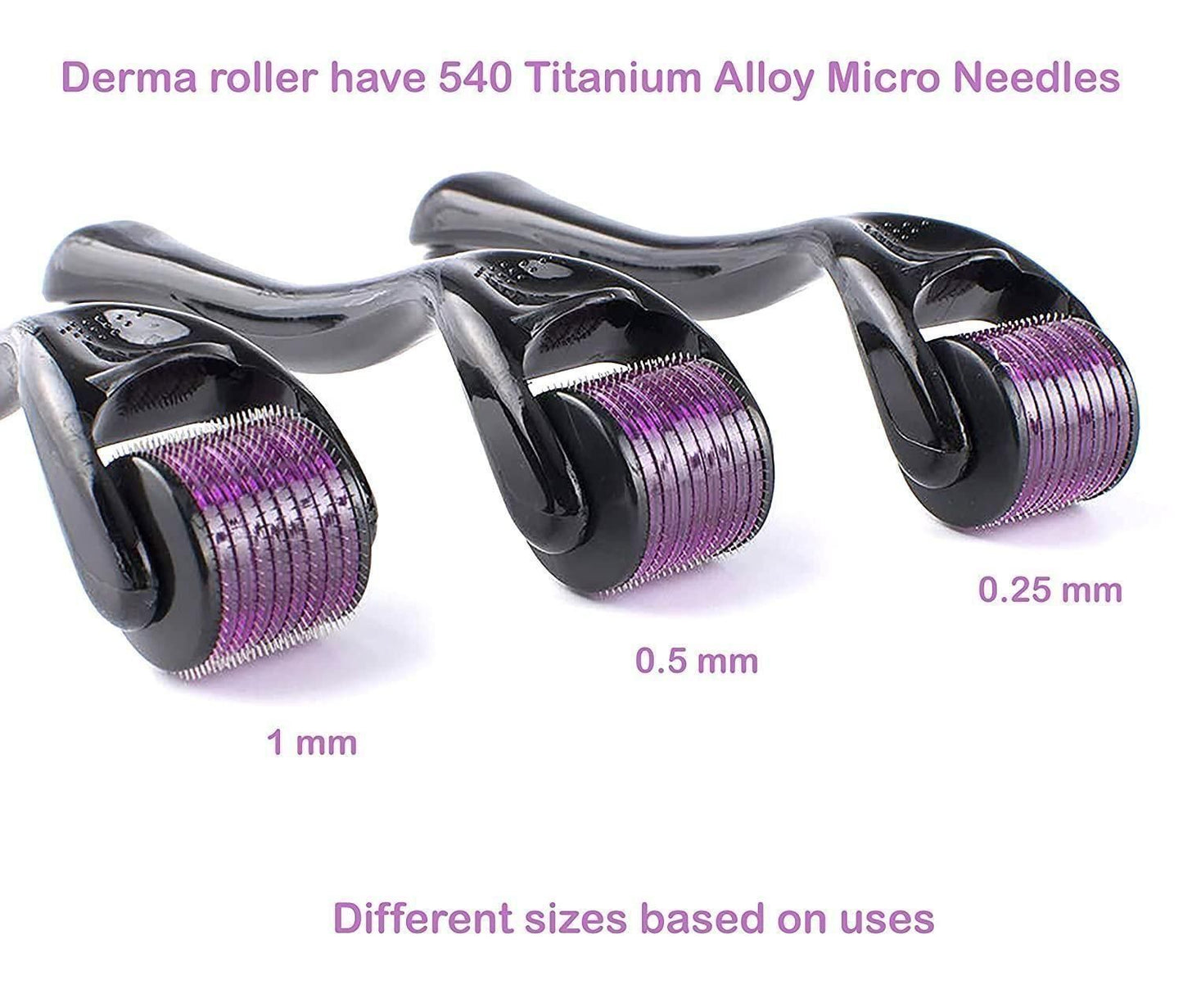 Derma Roller 0.5mm for hair regrowth for men/women