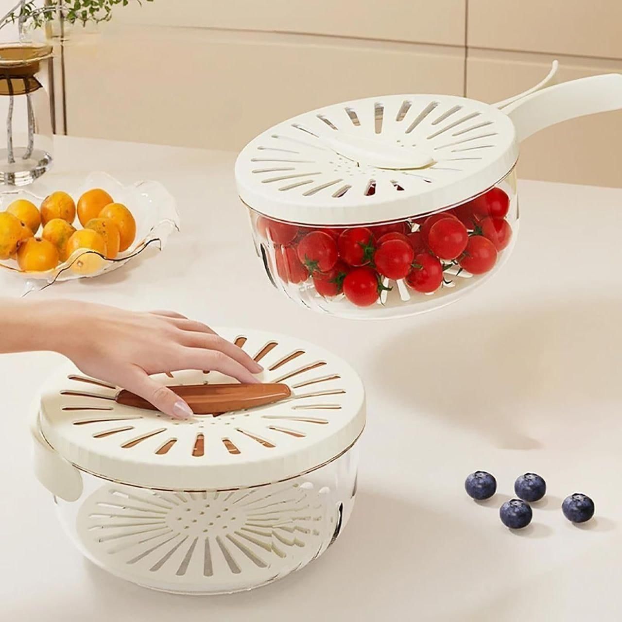 3 in 1 Kitchen Colander Bowl Set