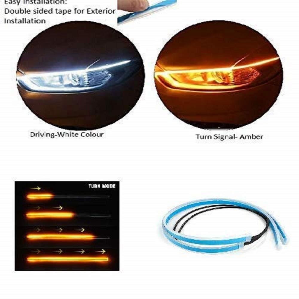 DRL Turn Signal Left and Right 12v LED Strip (Pack of 2)