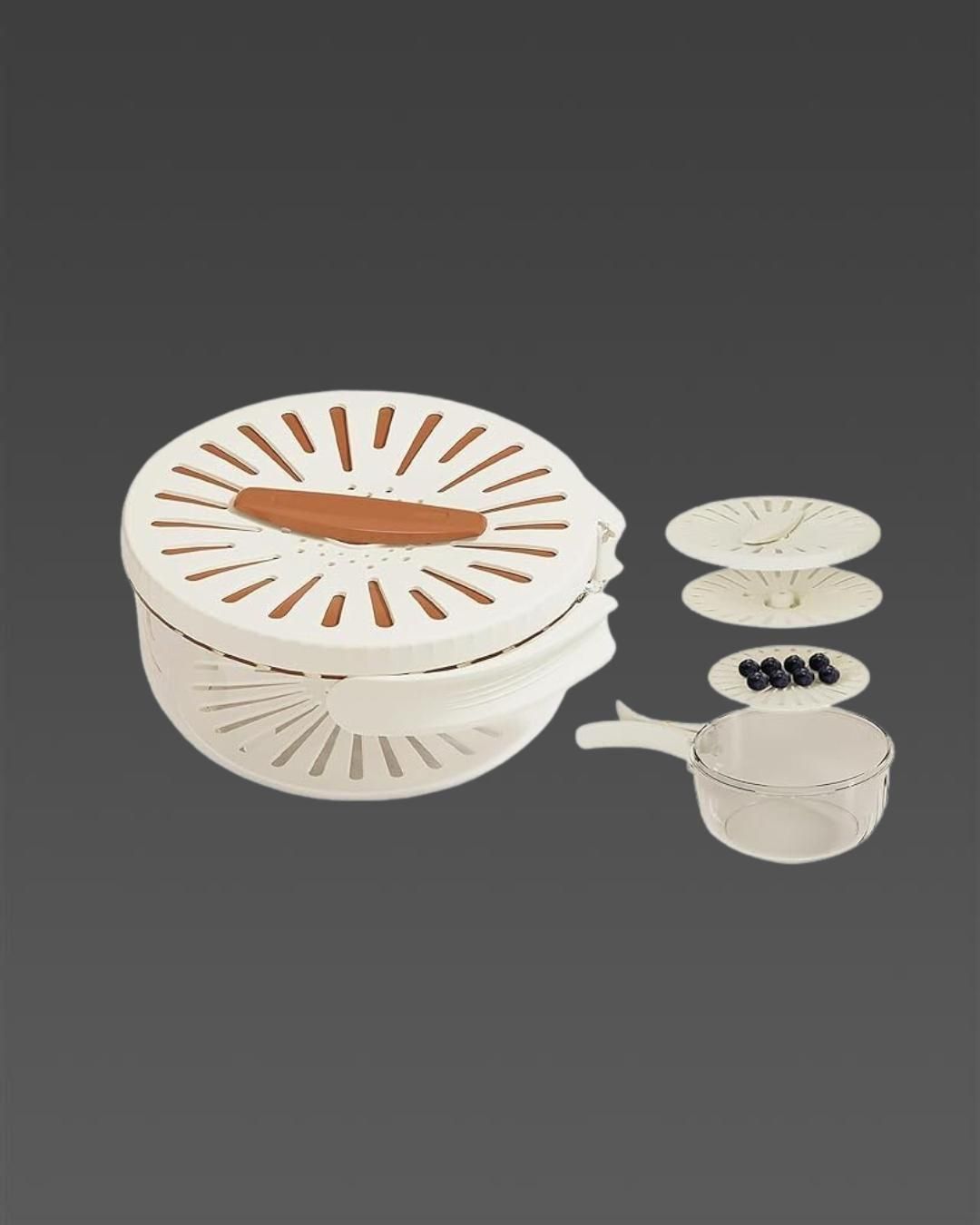 3 in 1 Kitchen Colander Bowl Set