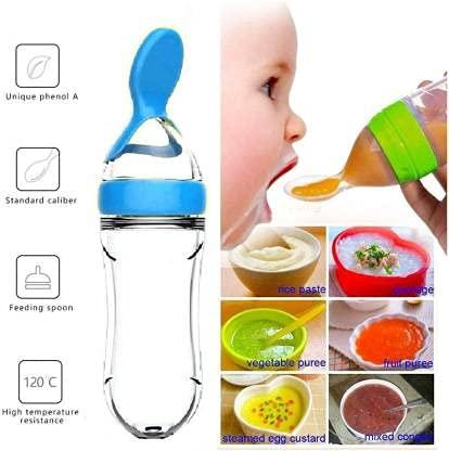 90ML Newborn Baby Cereal Training Feeder and Fruit feeder(Set of 2)