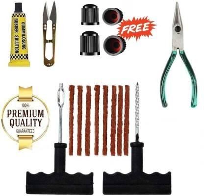 6-in-1 Universal Tubeless Tire Puncture Repair Kit