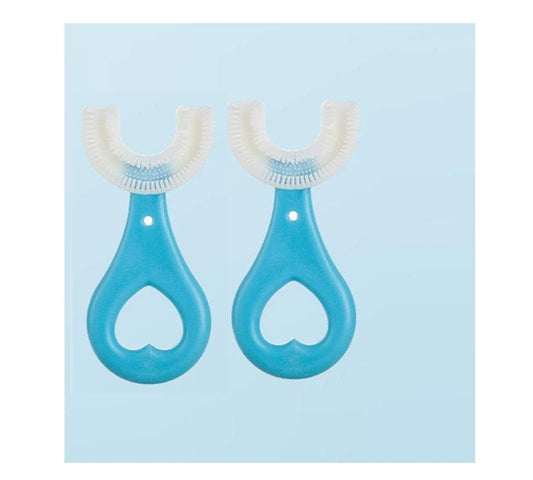 Toothbrush- U Shape Portable Silicone Teeth Brush Clean(Pack Of 2)