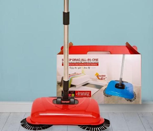 Magic Broom Floor Cleaner-Hand Push Rotating Sweeping For Room and Office Floor